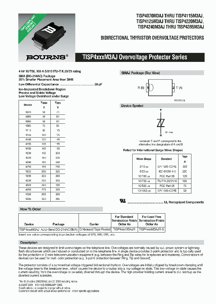 TISP4070M3AJR_694120.PDF Datasheet