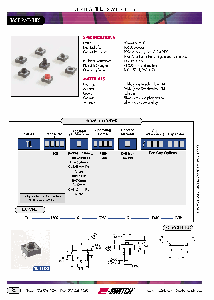 TL1100AF160QTAK_698680.PDF Datasheet