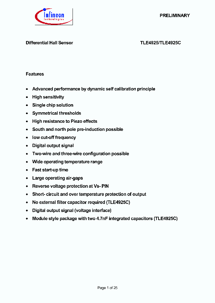 TLE4925_644723.PDF Datasheet