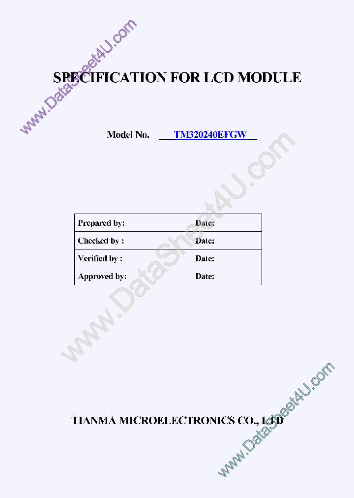 TM320240EFGW_571863.PDF Datasheet