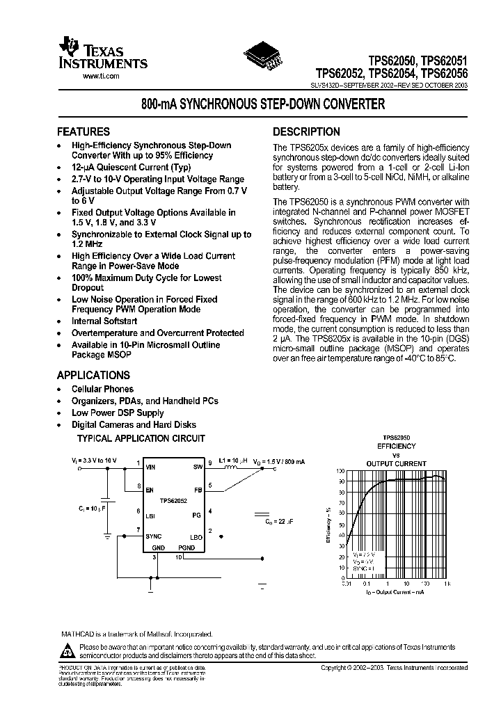 TPS62050DGSR_692251.PDF Datasheet