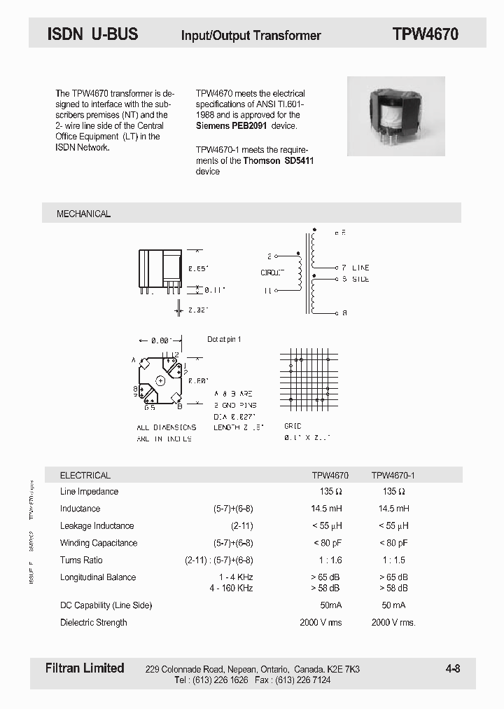 TPW4670_726112.PDF Datasheet