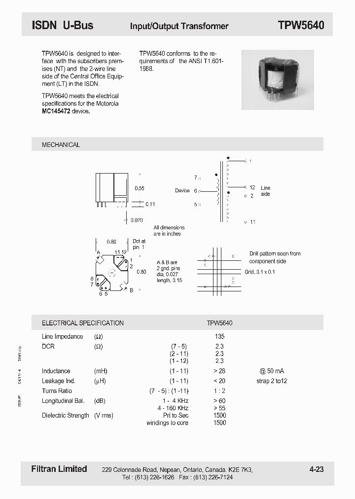 TPW5640_726723.PDF Datasheet