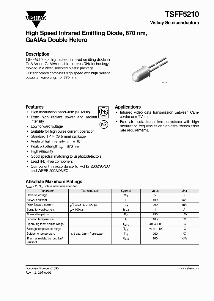TSFF5210_730922.PDF Datasheet