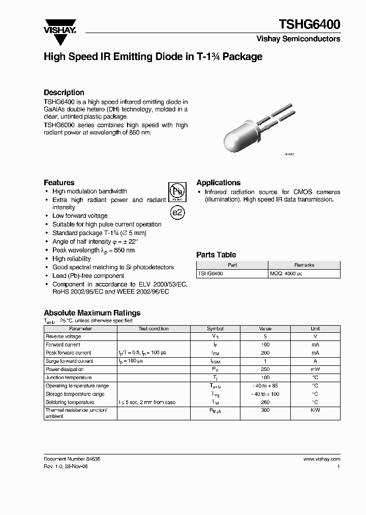 TSHG6400_738289.PDF Datasheet