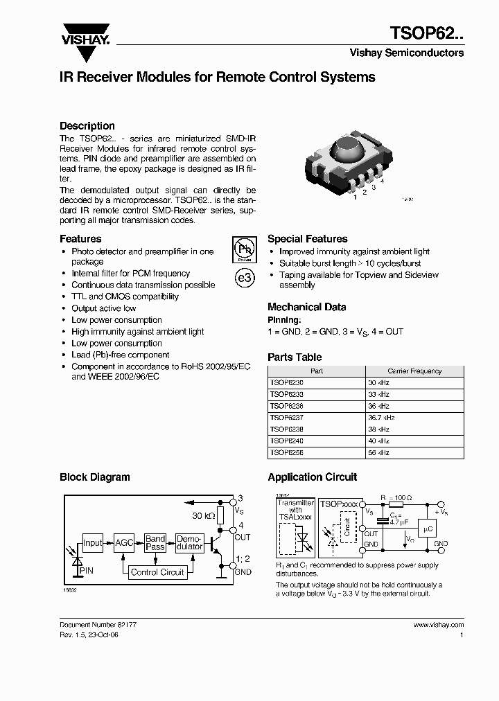 TSOP6240_610308.PDF Datasheet