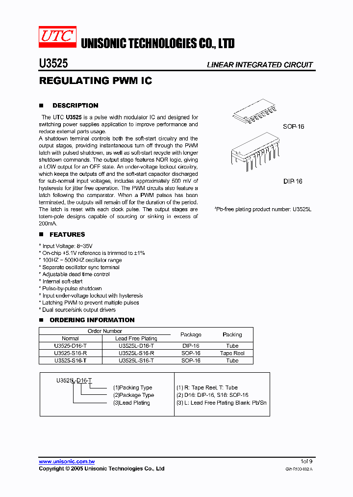 U3525-S16-R_749340.PDF Datasheet