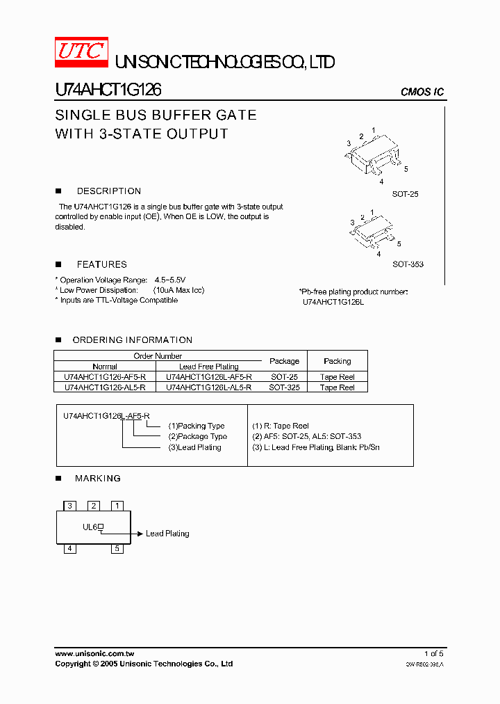 U74AHCT1G126_749408.PDF Datasheet