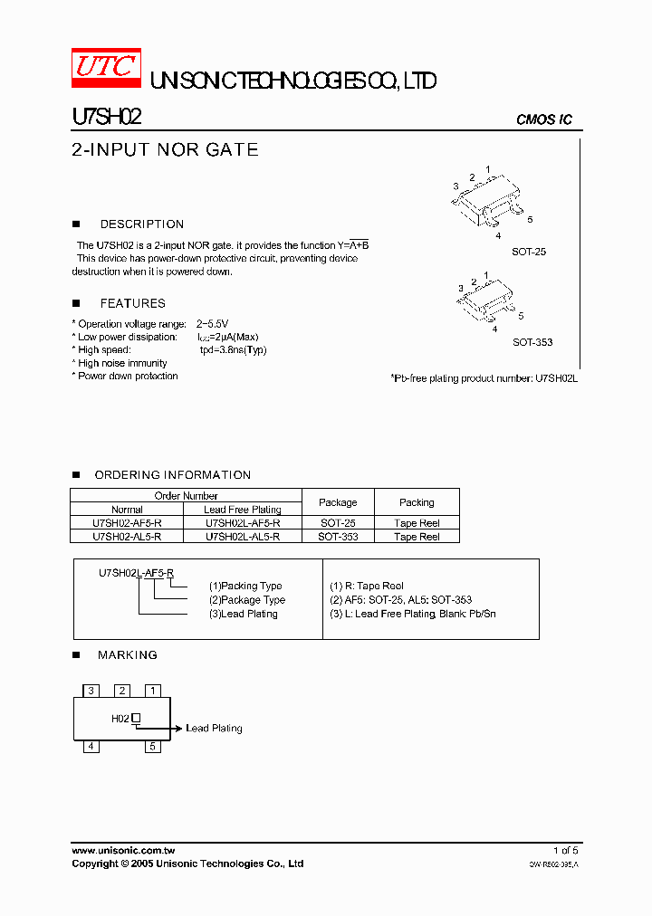 U7SH02-AF5-R_749518.PDF Datasheet