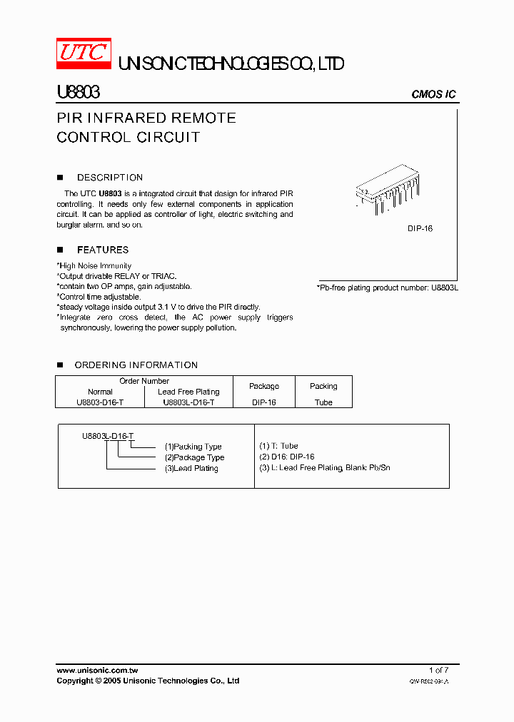 U8803-D16-T_763537.PDF Datasheet