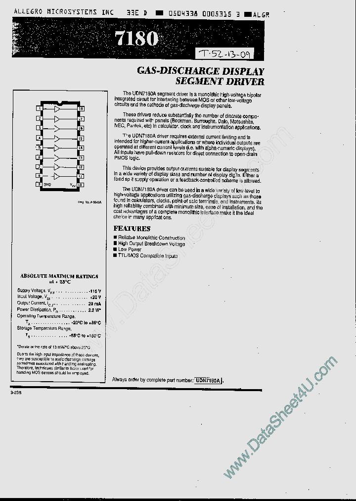 UDN7180_588666.PDF Datasheet