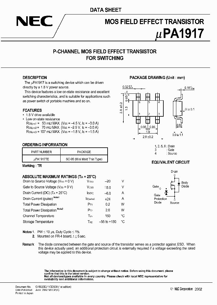 UPA1917TE_751901.PDF Datasheet