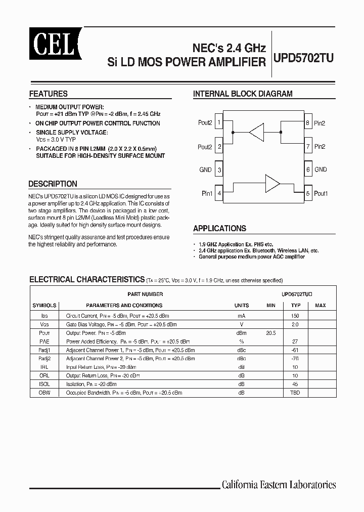 UPD5702_428705.PDF Datasheet
