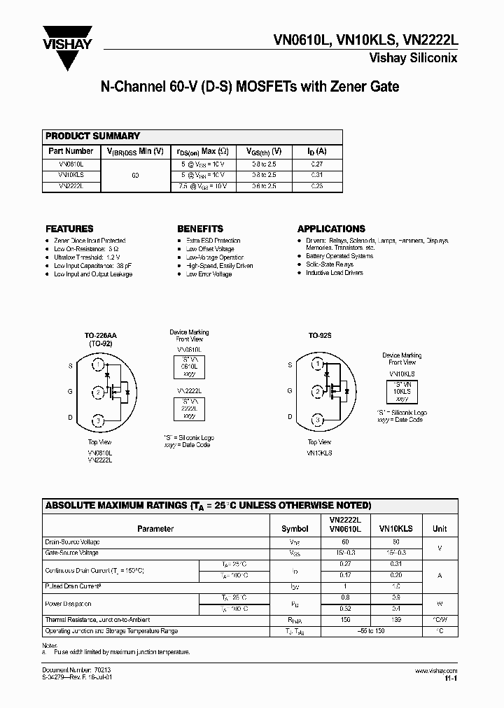VN10KLS_579650.PDF Datasheet