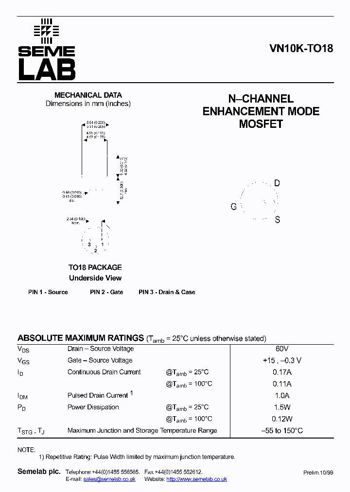 VN10K-TO18_730988.PDF Datasheet
