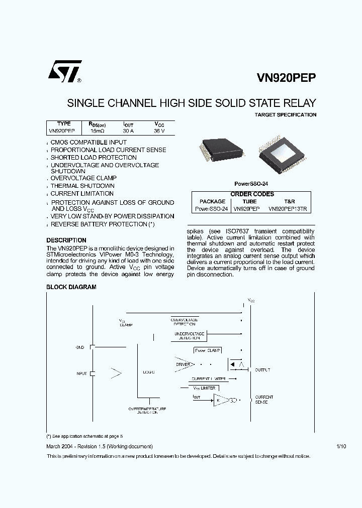 VN920PEP_581737.PDF Datasheet