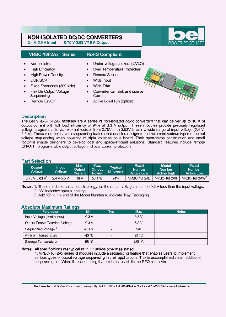 VRBC-16F2A0_692934.PDF Datasheet