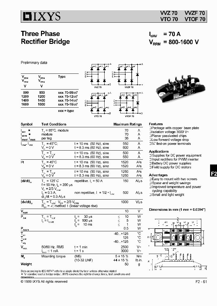 VTO70_613209.PDF Datasheet