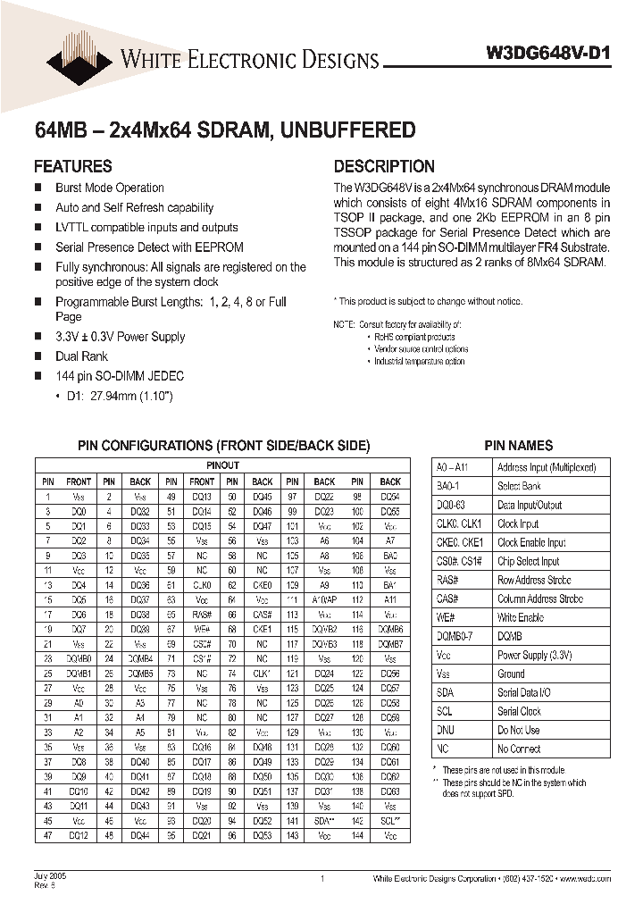 W3DG648V75D1_654210.PDF Datasheet