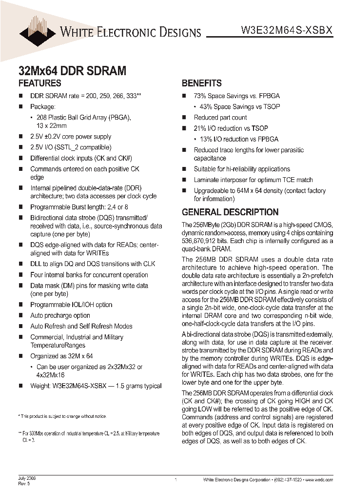 W3E32M64S-250SBI_653323.PDF Datasheet