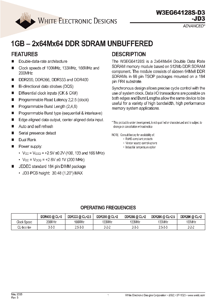 W3EG64128S335D3_652856.PDF Datasheet
