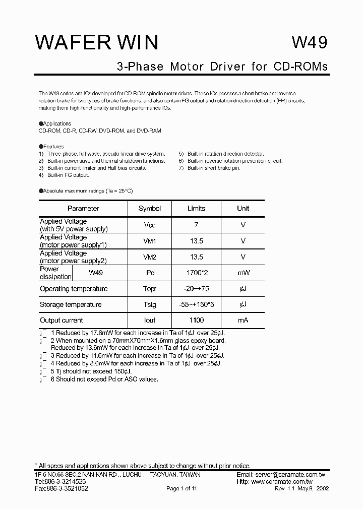 W49_598260.PDF Datasheet