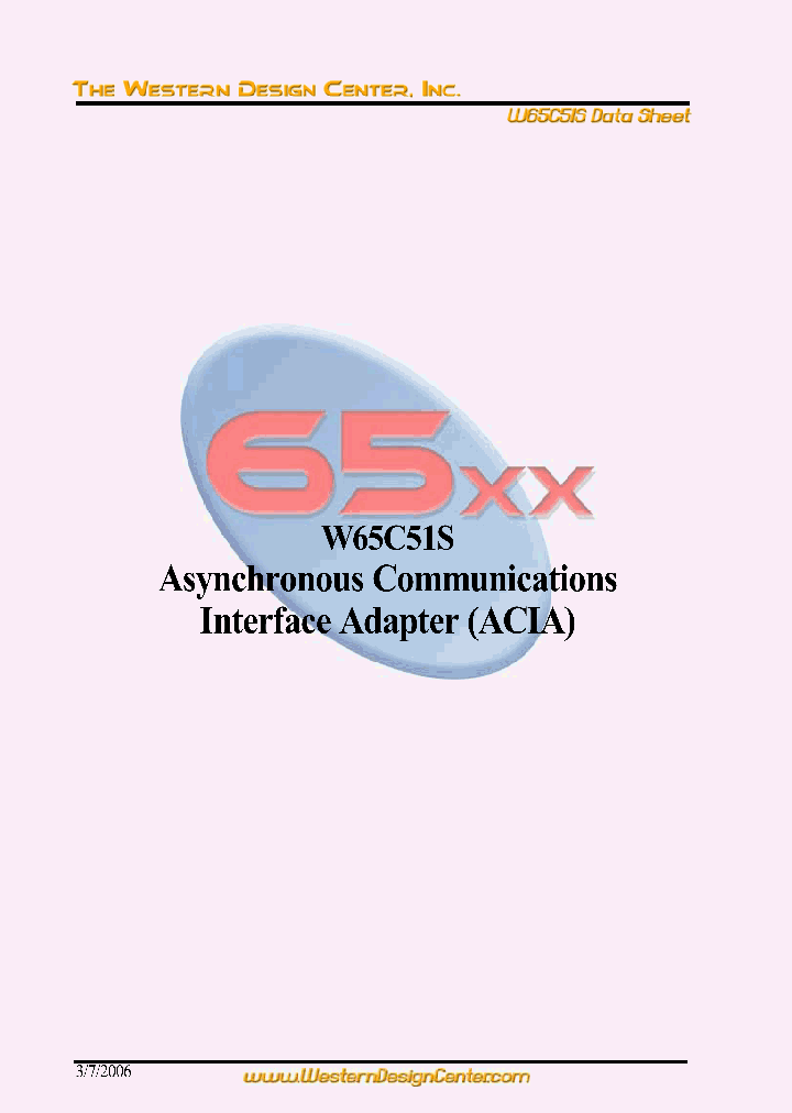 W65C51S6TPG-14_623447.PDF Datasheet