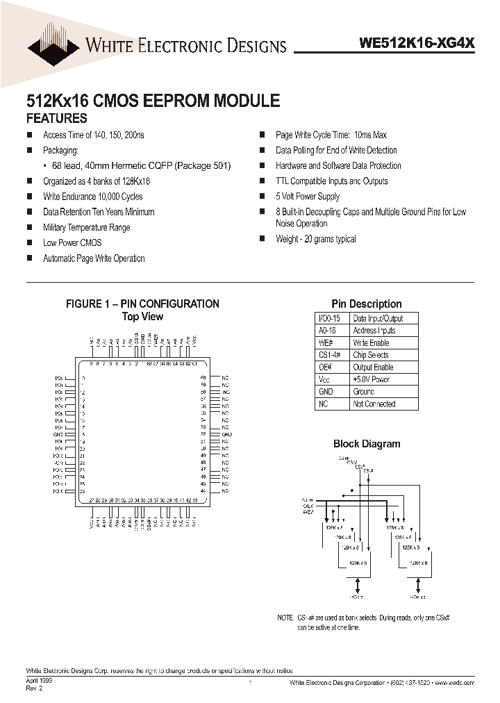 WE512K16-140G4CA_652450.PDF Datasheet