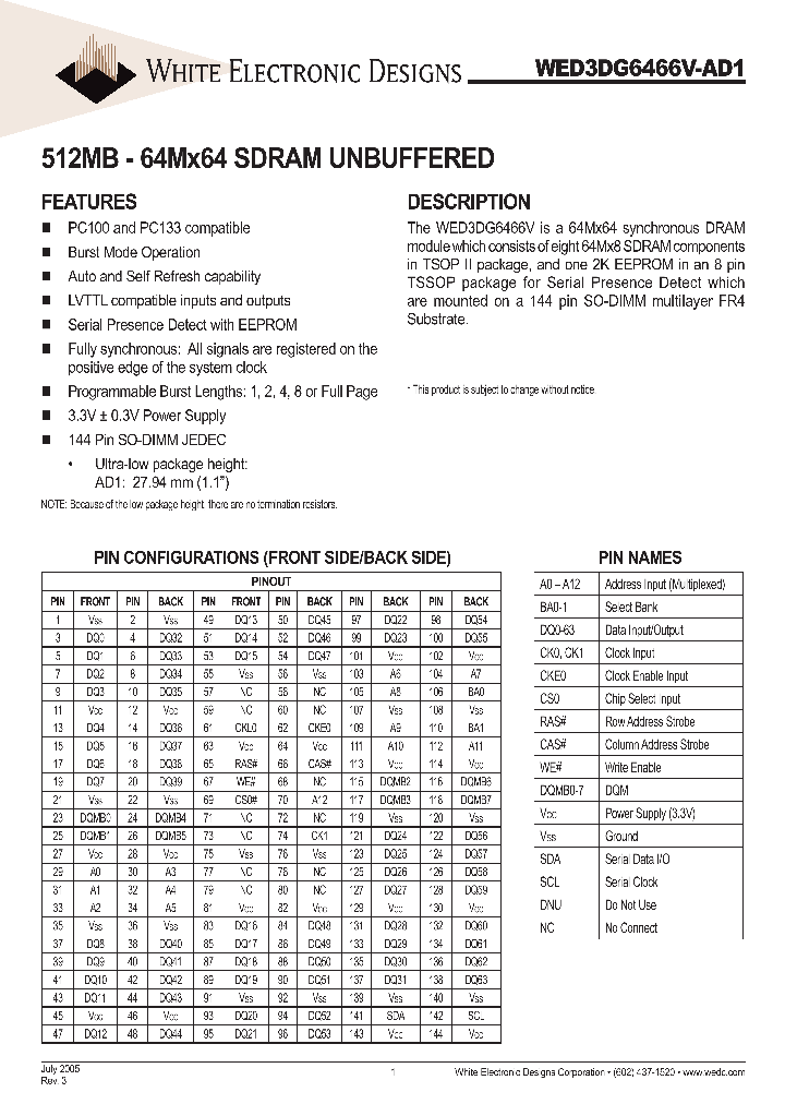 WED3DG6466V-AD1_652329.PDF Datasheet