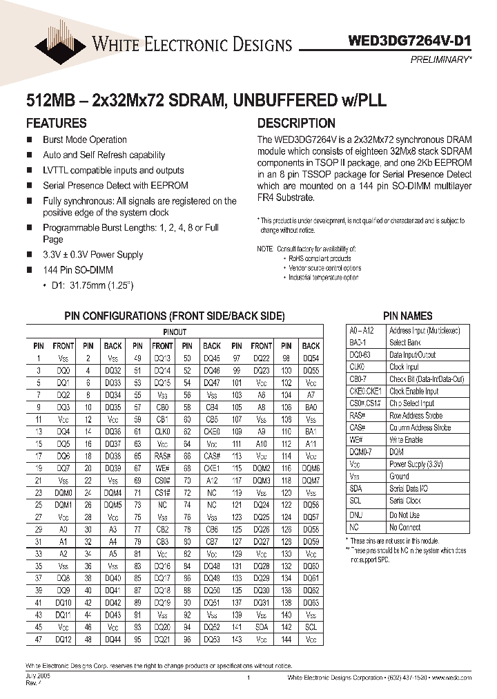 WED3DG7264V7D1_652301.PDF Datasheet