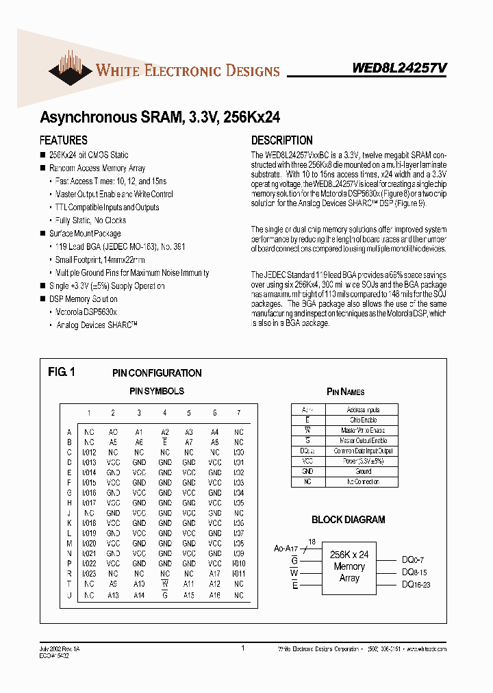 WED8L24257V12BC_675350.PDF Datasheet