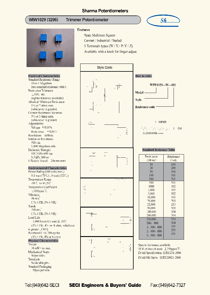 WIW1029-X-100_715461.PDF Datasheet