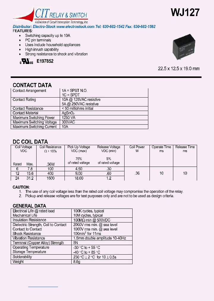 WJ1271AC6VDC_634836.PDF Datasheet