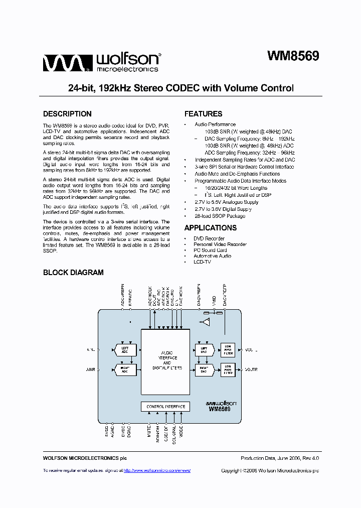 WM8569SEDSV_755875.PDF Datasheet