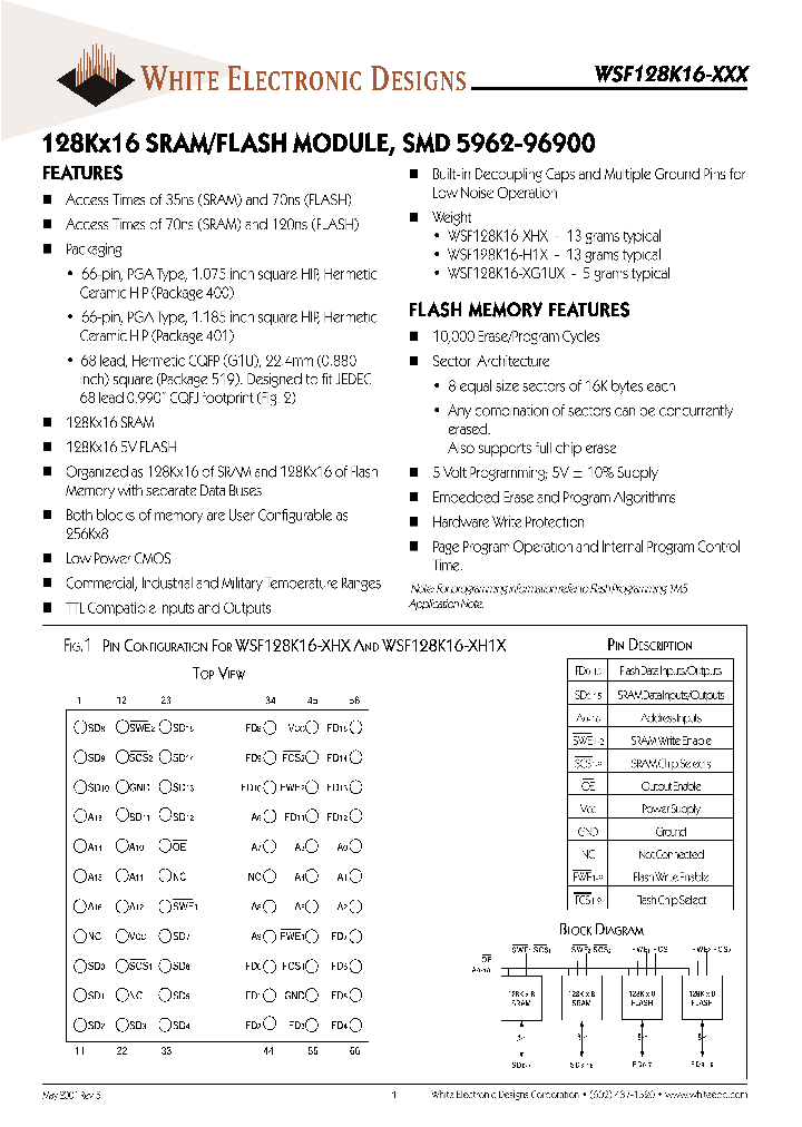 WSF128K16-37H1I_651469.PDF Datasheet