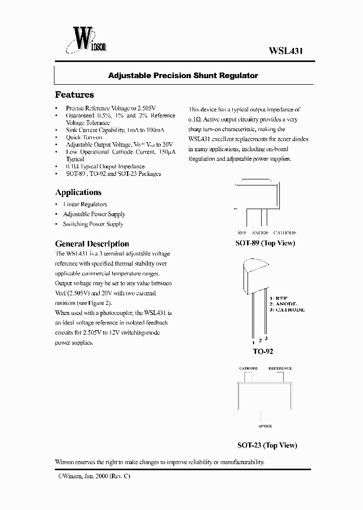 WSL431-XPA4_45383.PDF Datasheet