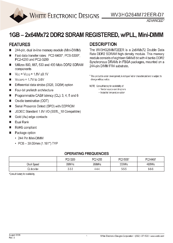 WV3HG264M72EER806D7MG_651257.PDF Datasheet