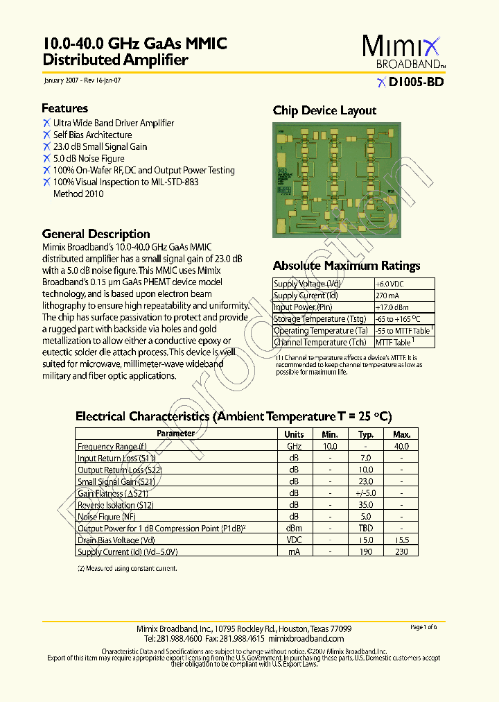 XD1005-BD-000V_718640.PDF Datasheet