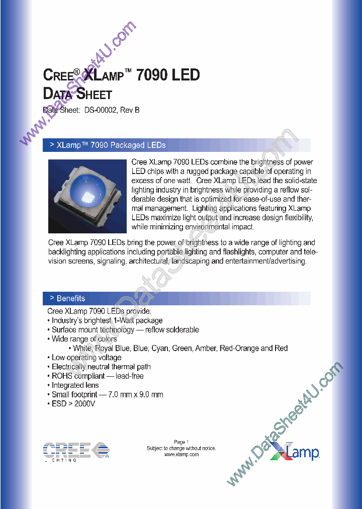 XL7090WHT_721978.PDF Datasheet