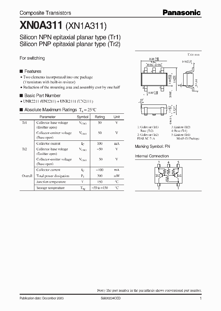 XN0A311_703030.PDF Datasheet