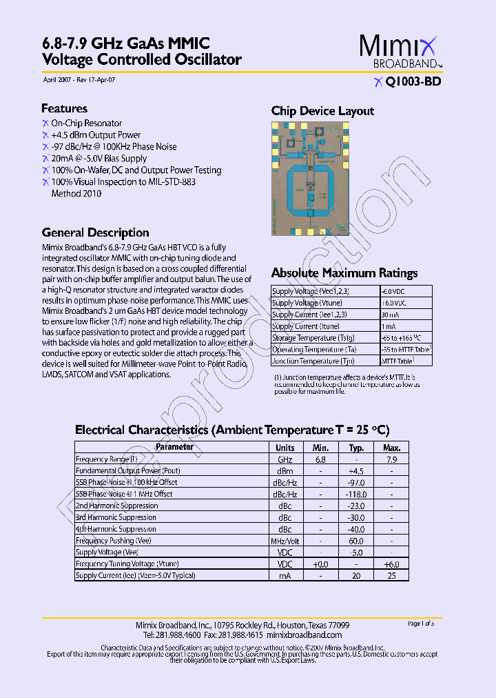 XQ1003-BD_718333.PDF Datasheet