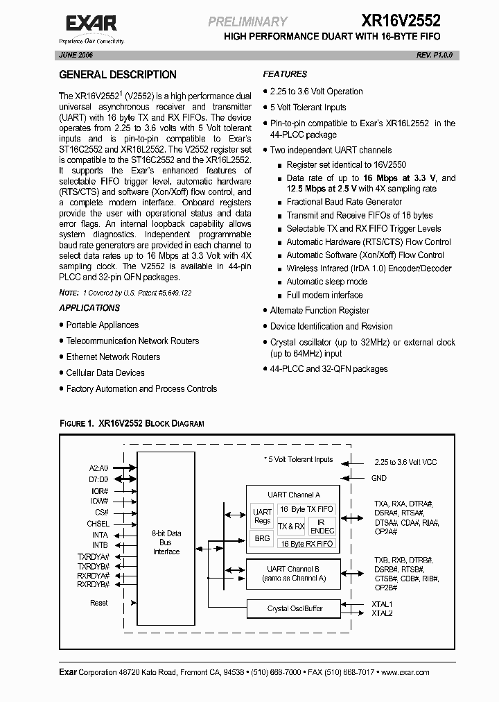 XR16V2552_628172.PDF Datasheet