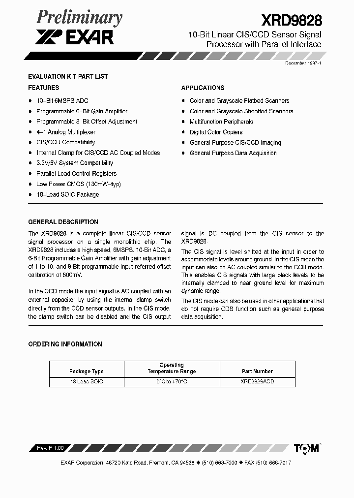 XRD9828_681825.PDF Datasheet