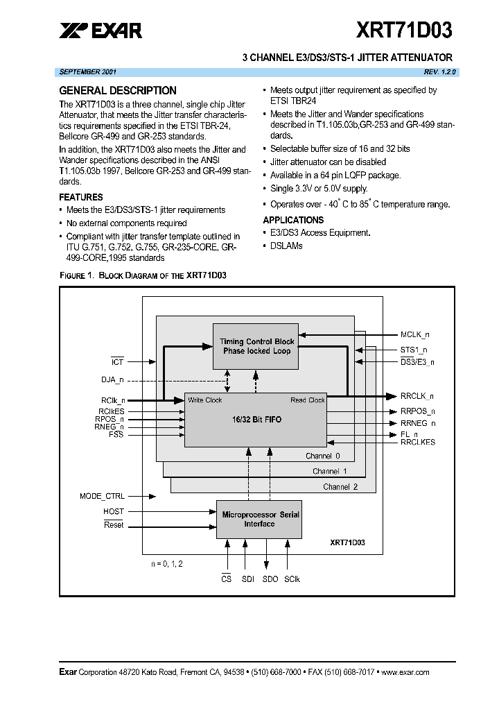 XRT71D03_627967.PDF Datasheet
