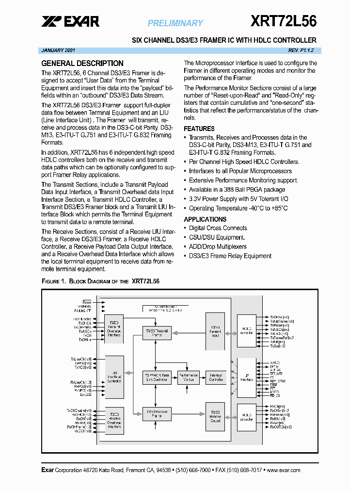 XRT72L56IB_627961.PDF Datasheet