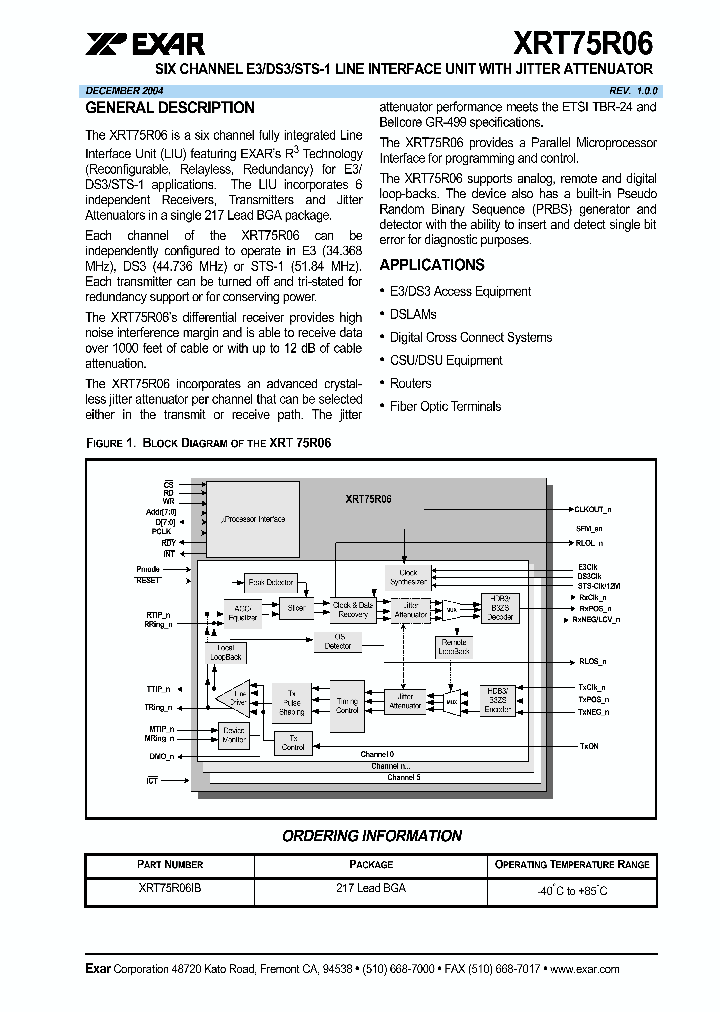 XRT75R06_627864.PDF Datasheet