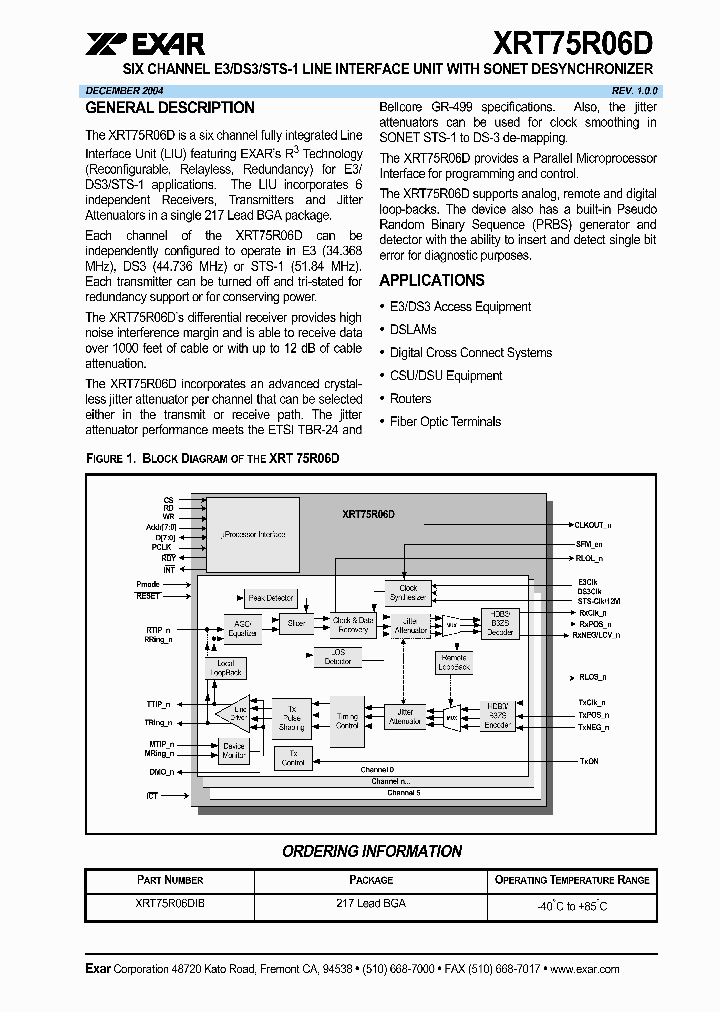 XRT75R06DIB_627871.PDF Datasheet