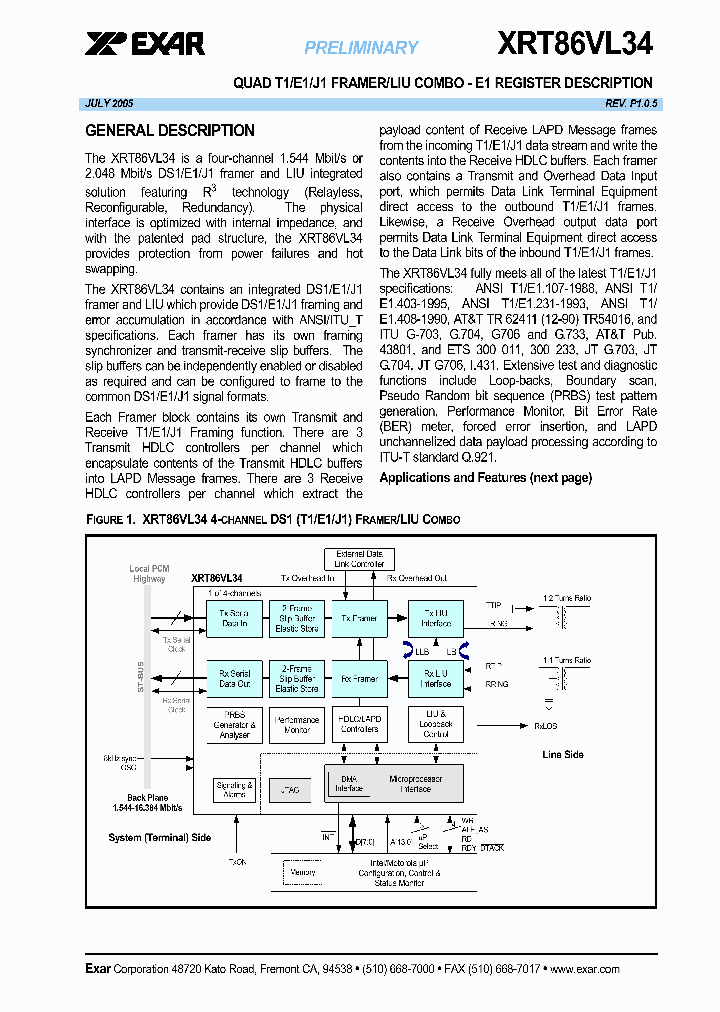 XRT86VL34_627810.PDF Datasheet