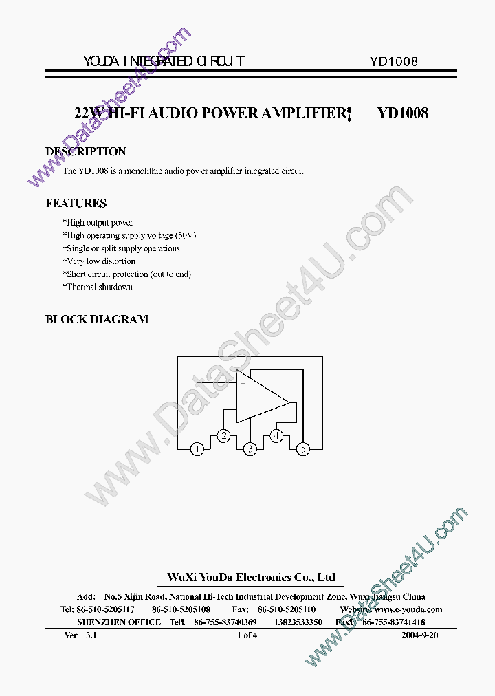 YD1008_699911.PDF Datasheet
