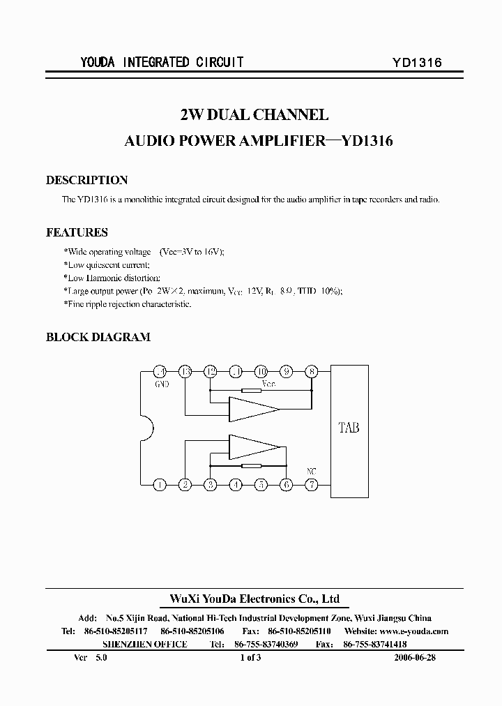 YD1316_699919.PDF Datasheet